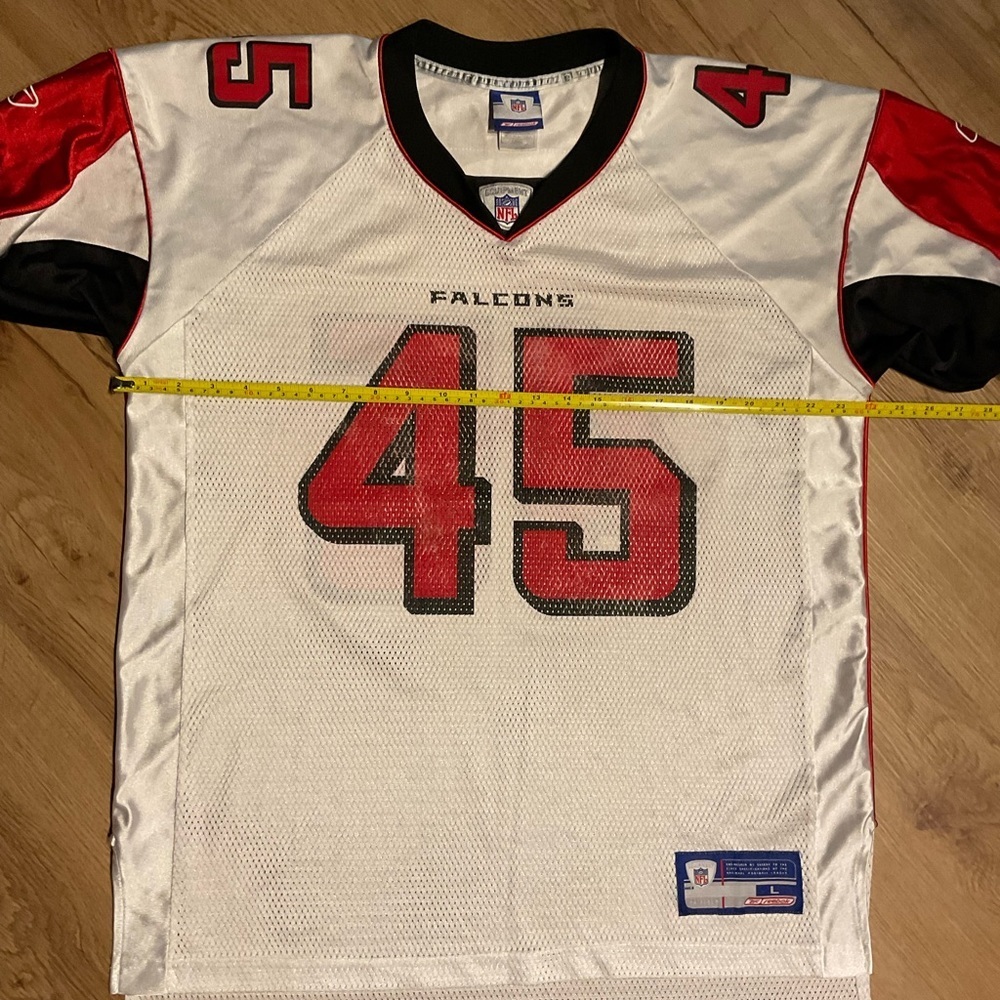 Reebok Equipment NFL Falcons # 45 Duckett Jersey Size Large - Picture 8 of 14